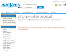 Tablet Screenshot of chevron-gastro.cz